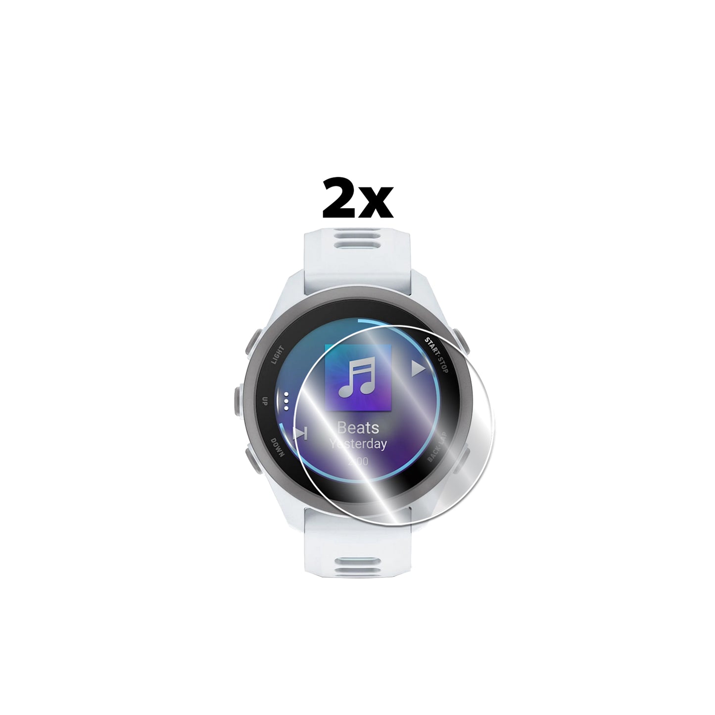 IPG Original for Garmin Forerunner 70 - Forerunner 170 -  Forerunner 170 Music Smartwatch SCREEN Protector (2 Units) (Hydrogel)