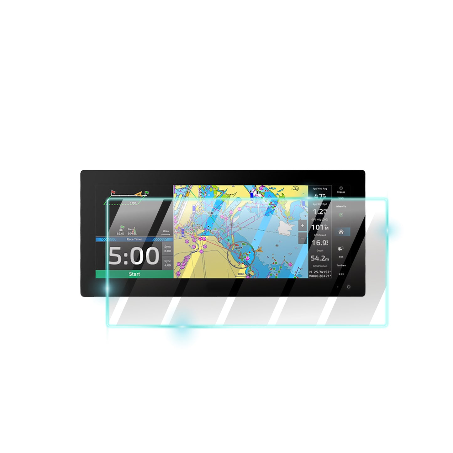 IPG ProActive for Garmin GPSMAP 1523xsv 15" Inch Display SCREEN Protector