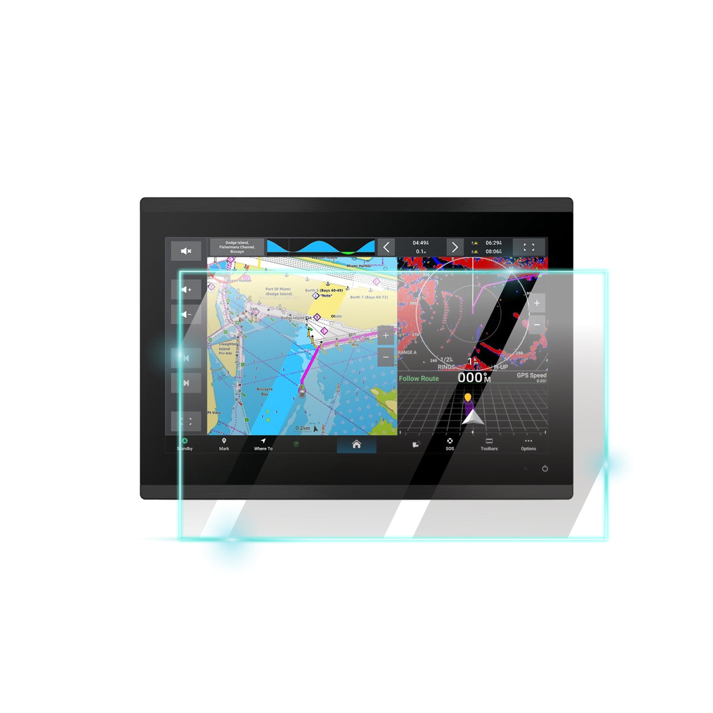 IPG ProActive for Garmin GPSMAP 9013 / 9013xsv / 9213 / 9213xsv GPS/Chartplotter 13 Inch Display SCREEN Protector