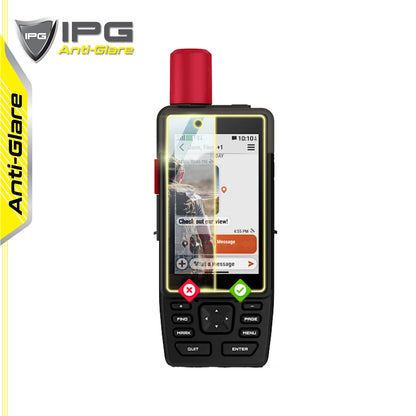 IPG Anti-Glare for Garmin GPSMAP H1i Plus GPS Handheld Navigator ANTI-GLARE SCREEN Protector (2 Units)