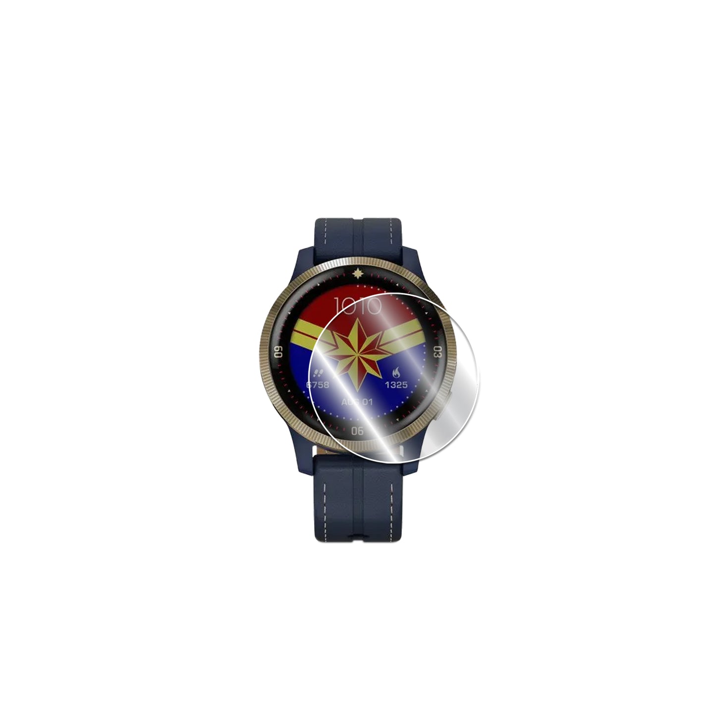 IPG Original for Garmin Legacy Hero Captain Marvel / First Avenger Smartwatch SCREEN Protector (2 Units) (Hydrogel)