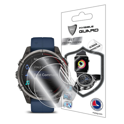 IPG Original for Garmin Quatix 8 47 mm - Garmin Quatix 8 51 mm Smartwatch SCREEN Protector (2 Units) (Hydrogel)