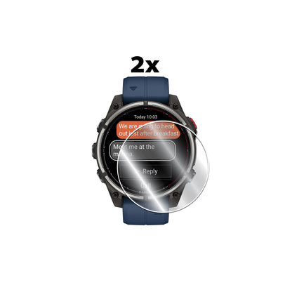 IPG Original for Garmin Quatix 8 Pro 47 mm - Garmin Quatix 8 Pro 51 mm Smartwatch SCREEN Protector (2 Units) (Hydrogel)