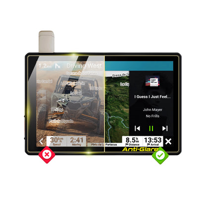 Garmin Tread Overland 8 Inch Off-Road Navigasyon GPS Ekranı için IPG Anti-Glare Yansıma Önleyici Ekran Koruyucu
