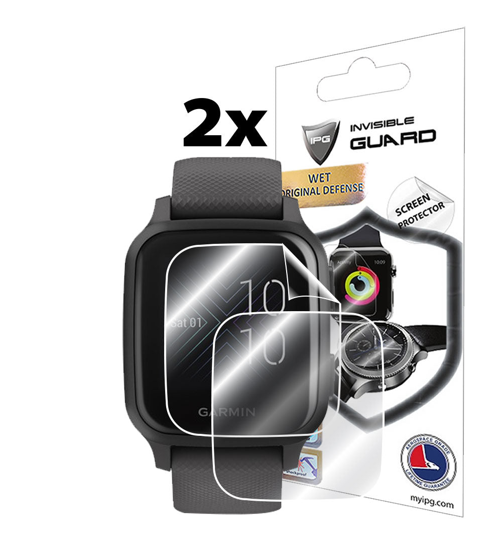 IPG Original for Garmin Venu Sq 2 & Venu Sq & Venu Sq Music Watch SCREEN Protector (2 Units) (Hydrogel)