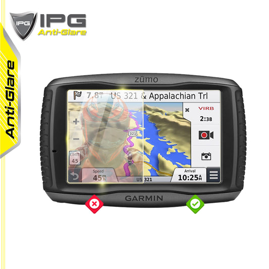 IPG Anti-Glare for Garmin Zumo 590 GPS Sonar Radar Map Display ANTI-GLARE SCREEN Protector