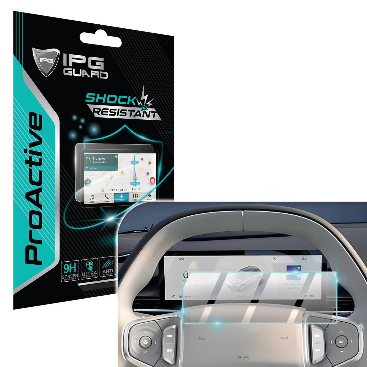 IPG ProActive for Geely EX5 10.2" Inch Cockpit Screen Protector