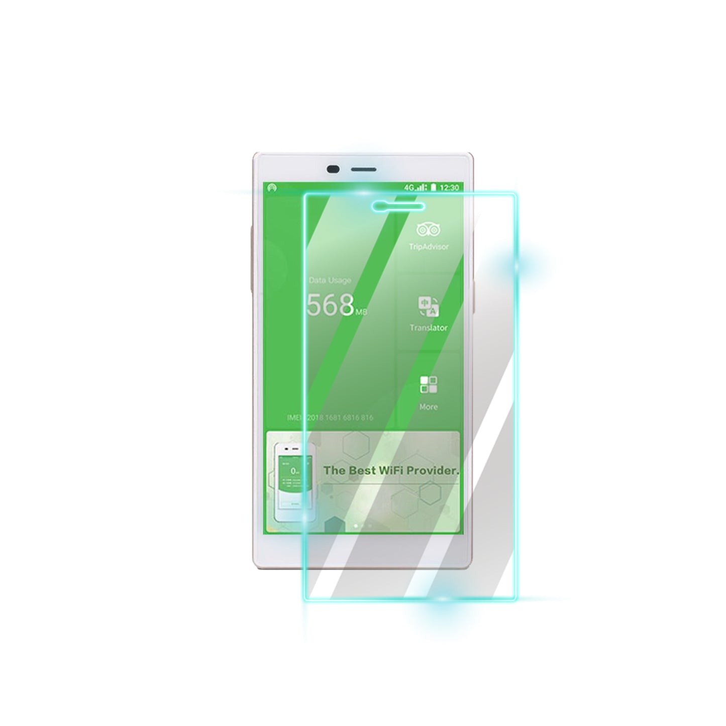 Glocalme G4 Pro - 5'' Mobile WiFi Dokunmatik Ekranı için IPG ProActive Ekran Koruyucu