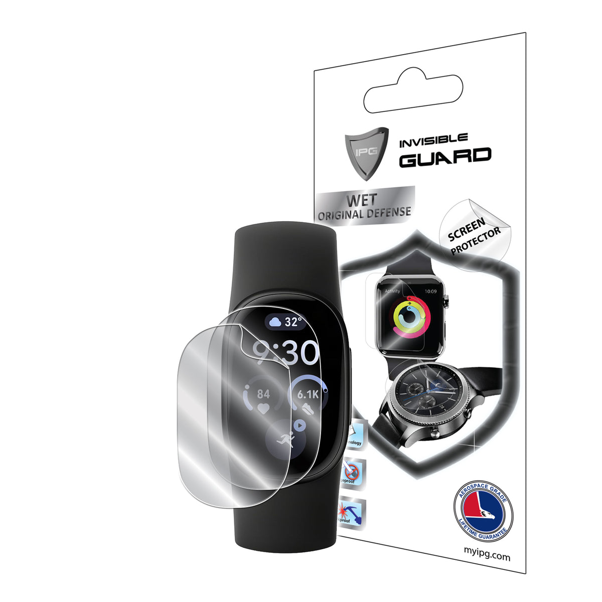 IPG Original for Google Fitbit Edge Smartwatch SCREEN Protector (2 Units) (Hydrogel)