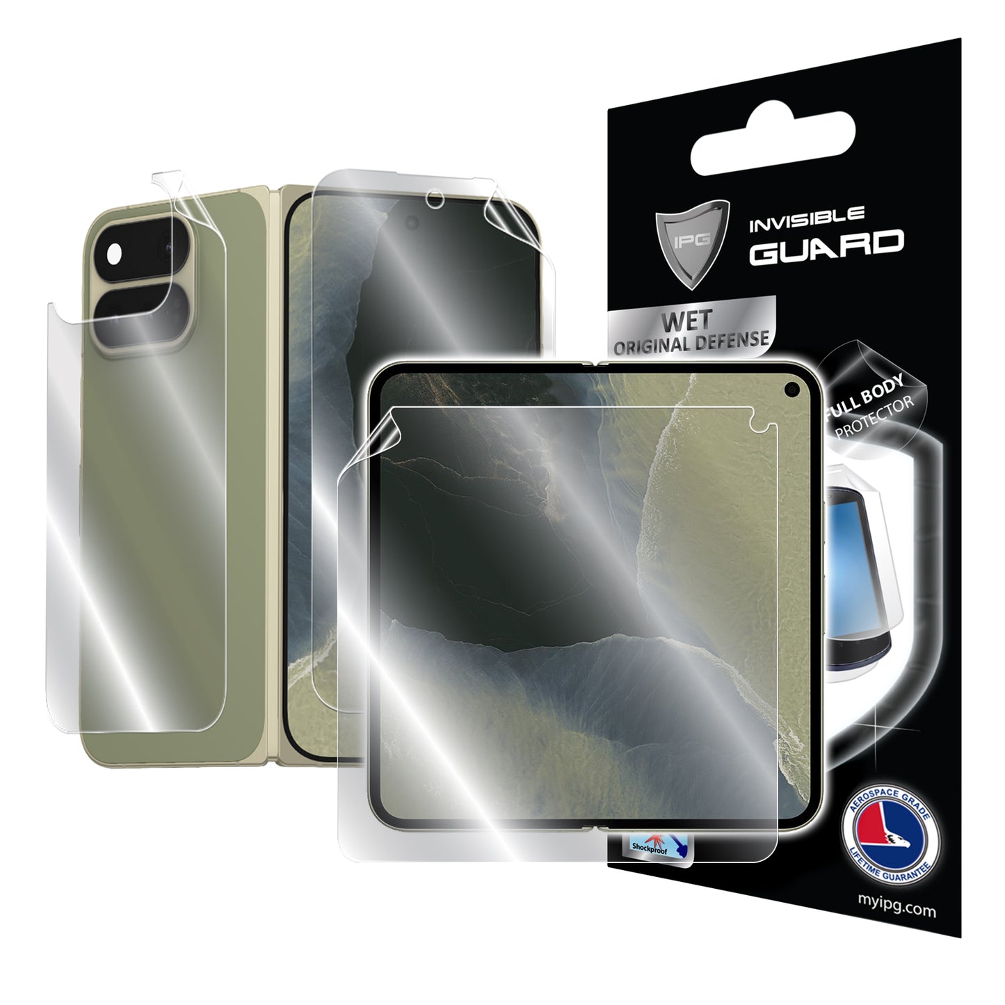 IPG Original for Google Pixel 11 Pro FOLD (External + Internal Screen + Back) FULL BODY Protector (Hydrogel)