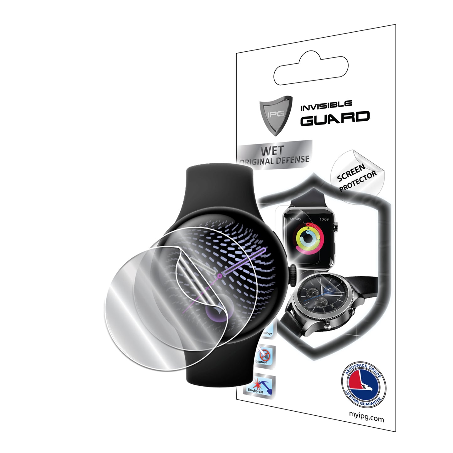 IPG Original for Google Pixel Watch 5 Smartwatch SCREEN Protector (2 Units) (Hydrogel)