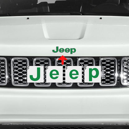 Jeep Grand Cherokee 2014-2023 Ön ve Arka Amblem için IPG Dekoratif Koruyucu Logo Sticker Etiket Aksesuar Vinil