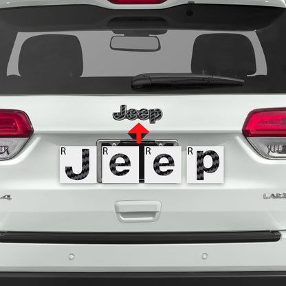 Jeep Grand Cherokee 2014-2023 Ön ve Arka Amblem için IPG Dekoratif Koruyucu Logo Sticker Etiket Aksesuar Vinil