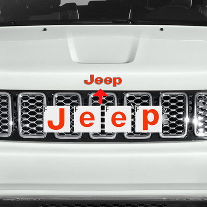 Jeep Grand Cherokee 2014-2023 Ön ve Arka Amblem için IPG Dekoratif Koruyucu Logo Sticker Etiket Aksesuar Vinil