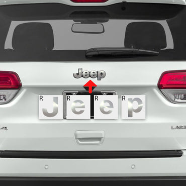 IPG Decorative for Jeep Grand Cherokee 2014-2019 Front and Rear Emblem Protector