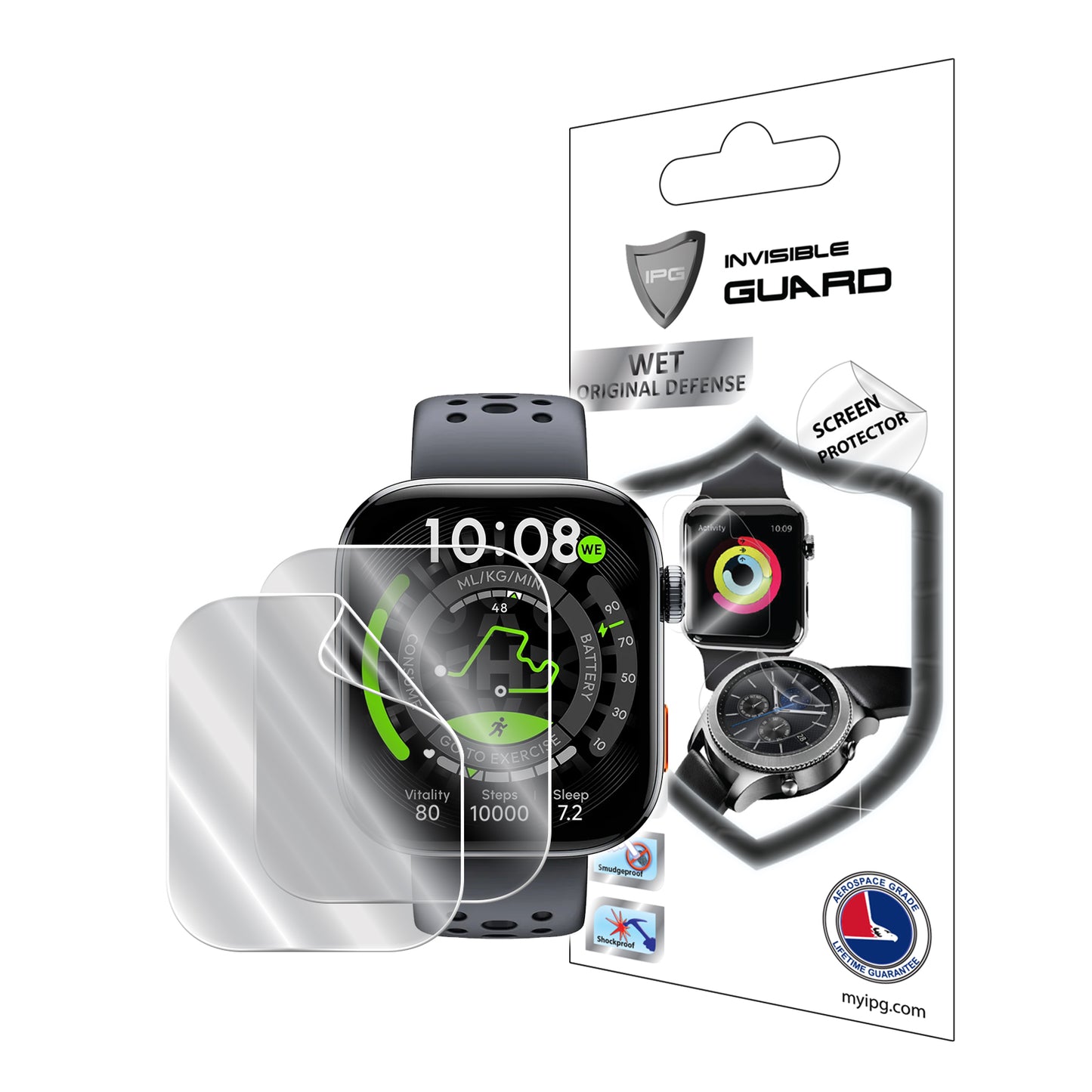 IPG Original for Haylou Watch Hyper Smartwatch SCREEN Protector (2 Units) (Hydrogel)