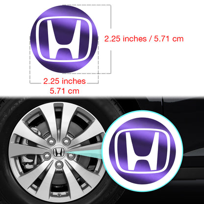 IPG Decorative for HONDA Civic Accord CRV VTEC Si Logo Center Cap Wheel Tire Decals Stickers Outer Logo (Center Cap:2.25"-4 Units)