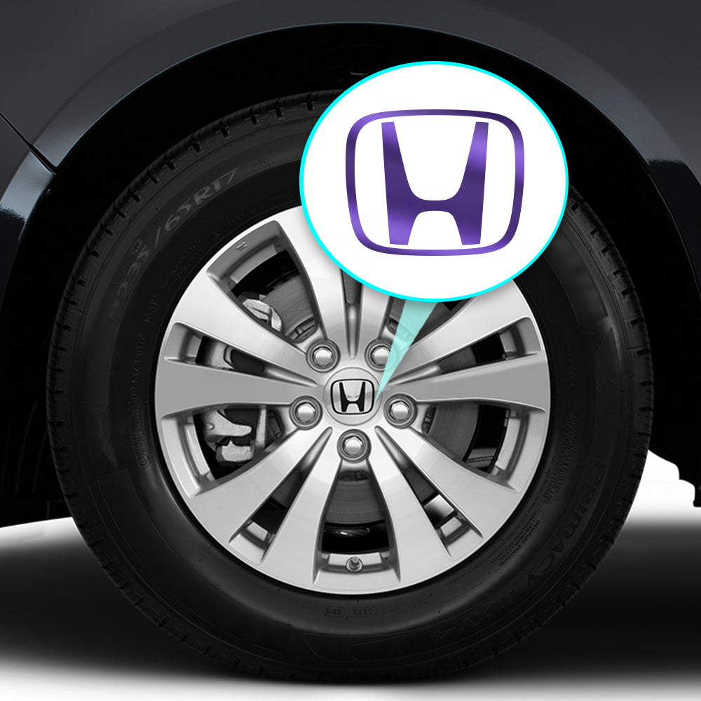 IPG Decorative for HONDA Civic Accord CRV VTEC Si Logo Center Cap Wheel Tire Decals Stickers Inner Logo (Center Cap:2.25"-4 Units)