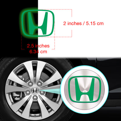 IPG Decorative for HONDA S2000 Pilot CRZ Oem Logo Center Cap Overlay Wheel Tire Decals Inner Logo (Logo: 2.5" / Center Cap:3")(4 Units)(Reflective Series)