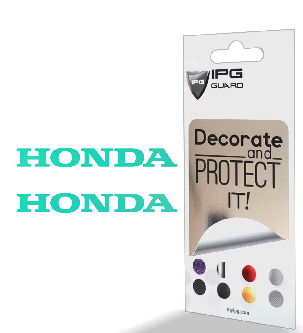 IPG Decorative for Honda Logo Letter 6" Vinyl Decal Sticker (2 Units)