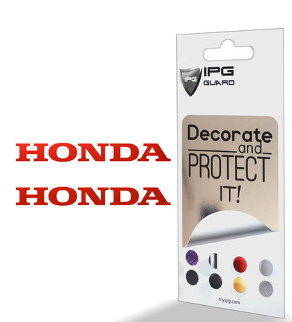 IPG Decorative for Honda Logo Letter 6" Vinyl Decal Sticker (2 Units)