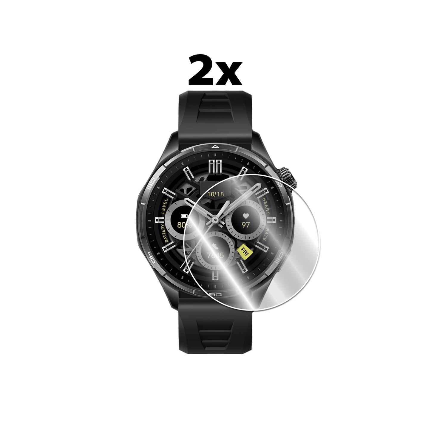 Honor Watch 6 Akıllı Saat için IPG Orijinal Ekran Koruyucu (2 Adet) (Hidrojel)