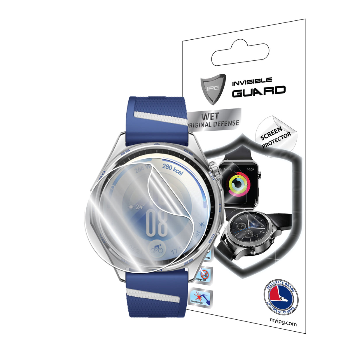HUAWEI Watch GT 7 41mm - 46mm için IPG Orijinal Ekran Koruyucu (2 Adet) (Hidrojel)