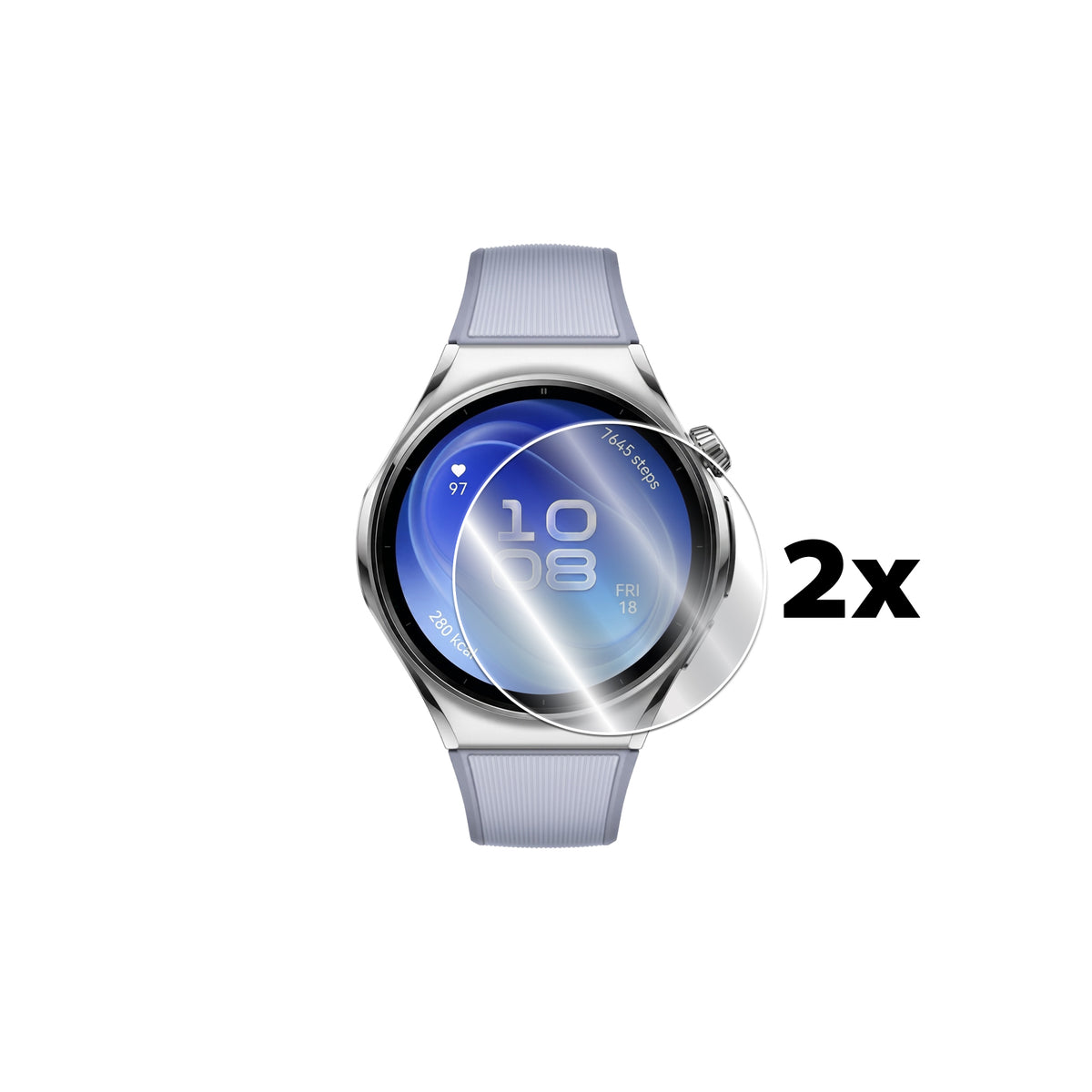 Huawei Watch 6 42mm - 46mm için IPG Orijinal Ekran Koruyucu (2 Adet) (Hidrojel)