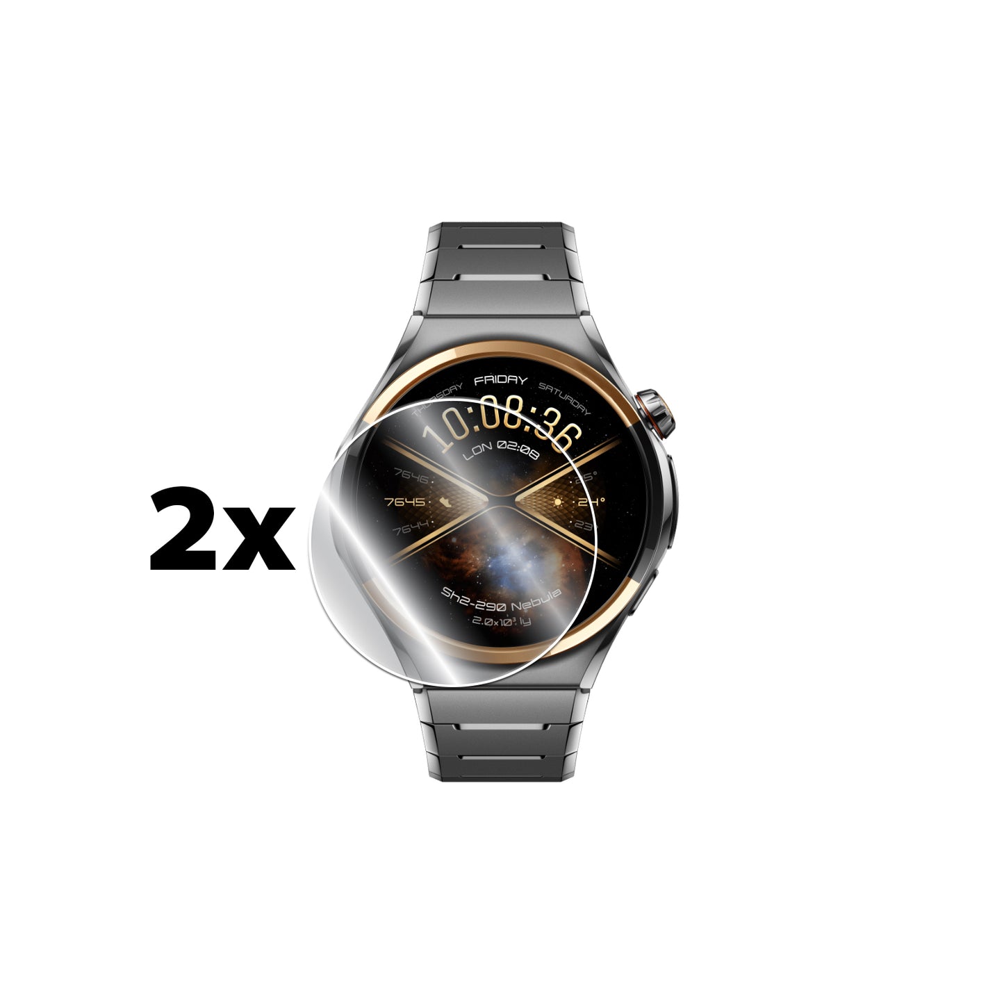 Huawei Watch 6 Pro 43mm-46mm için IPG Orijinal Ekran Koruyucu (2 Adet) (Hidrojel)