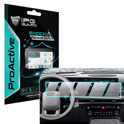 Hyundai Ioniq 9 2025-2026 12.3" İnç Navigasyon + 12.3" İnç Gösterge Paneli için 9H Nano IPG ProActive Ekran Koruyucu