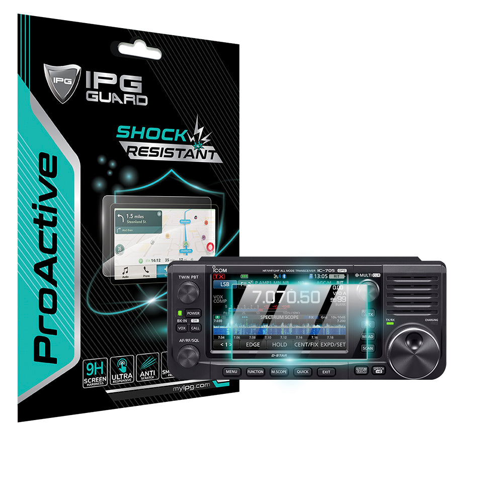 IPG ProActive for iCOM IC-705 / IC-905 MULTIMODE PORTABLE TRANSCEIVER Radio Communicator SCREEN Protector