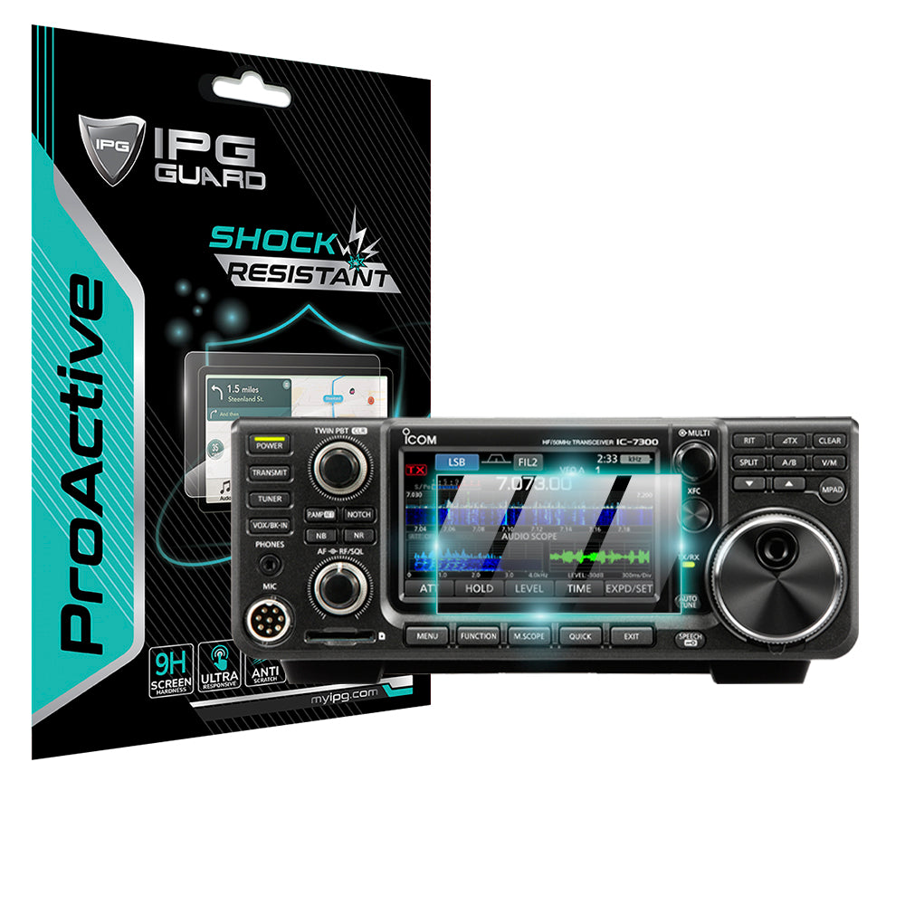 IPG ProActive for iCOM IC-7300 / IC-9700 TRANSCEIVER Radio Communicator SCREEN Protector