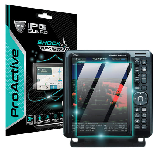 IPG ProActive for iCOM MR-1220 / MR-1220R4 / MR-1220T4 / MR-1220T6 / MR-1220T6L 12.1" inch MARINE RADAR Radio Communicator SCREEN Protector