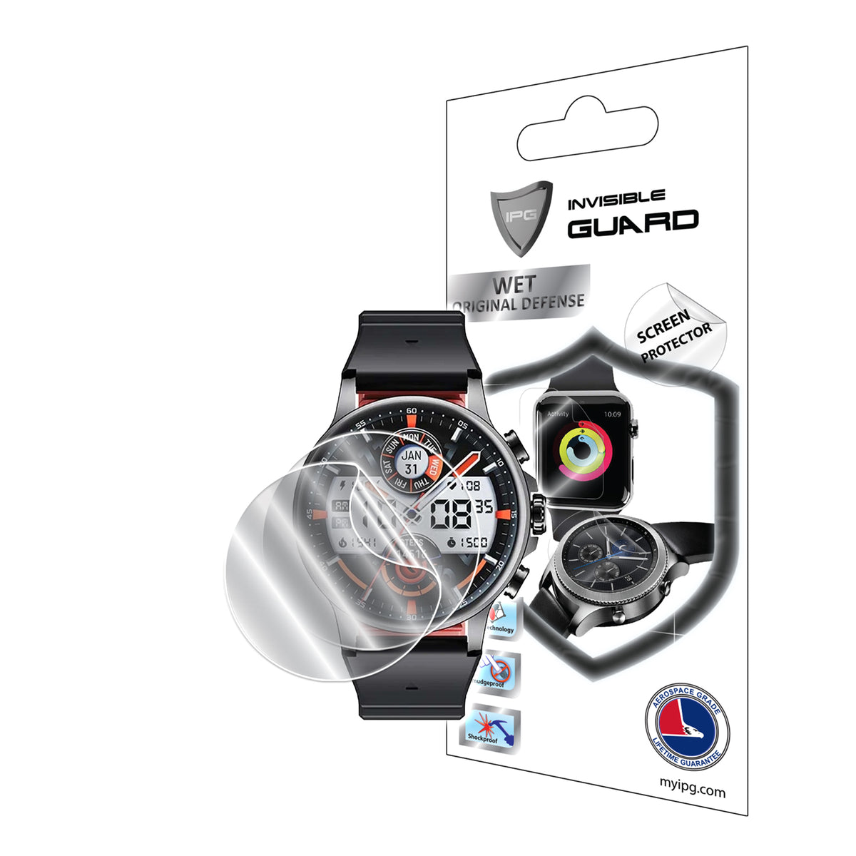 IPG Original for Imiki Holo Ultra Smartwatch SCREEN Protector (2 Units) (Hydrogel)