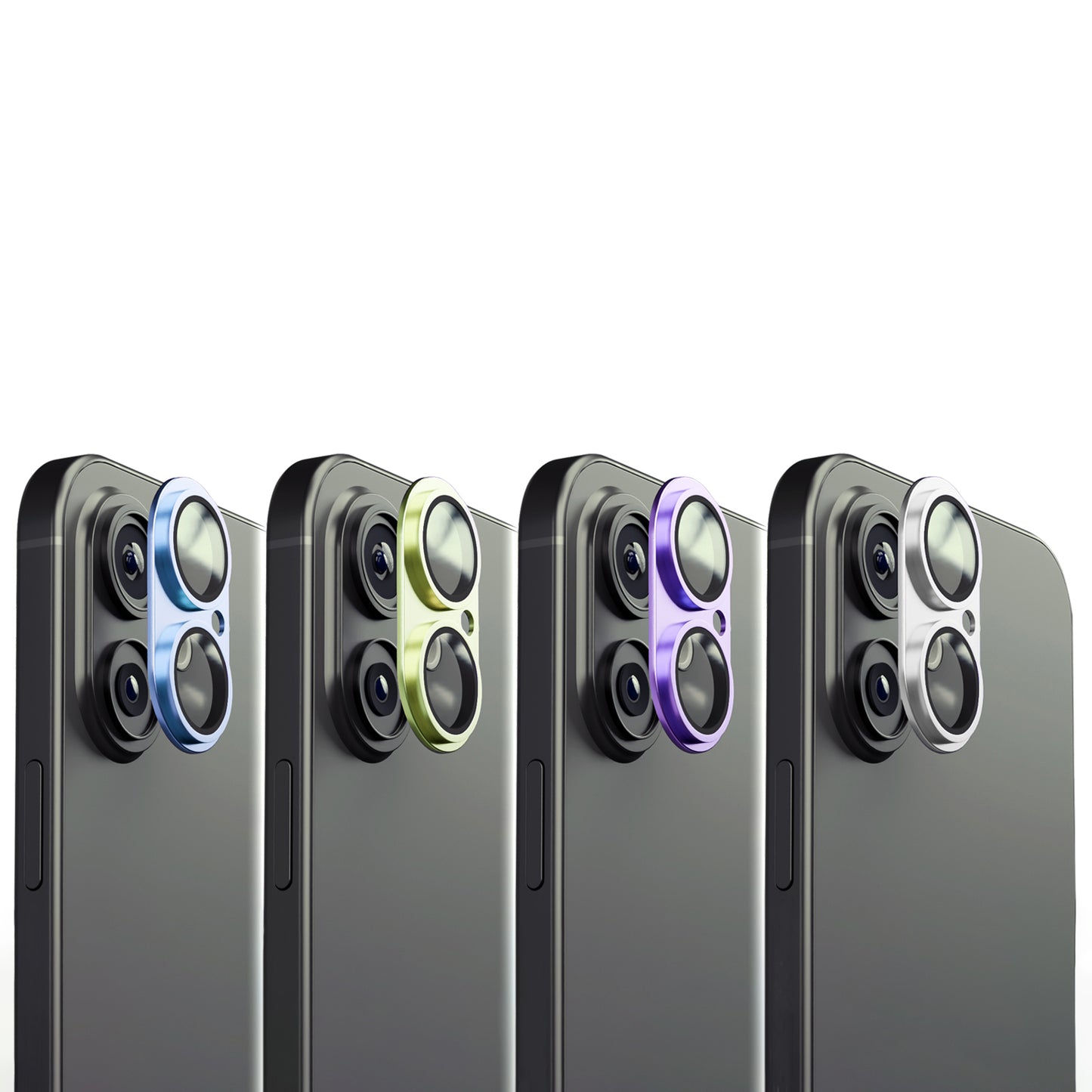 IPG ProLens Apple iPhone 16 Pro - 16 Pro Max için Elmas - Taşlı Kamera Lens Koruyucu (4 Farklı Renk Seçeneğiyle)
