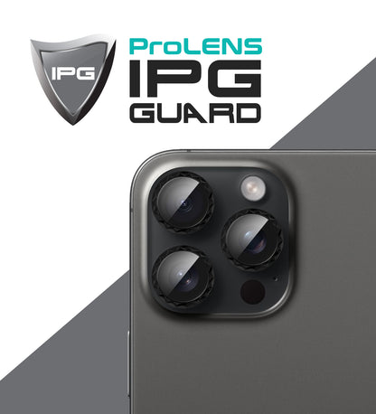 IPG ProLens Apple iPhone 16 Pro - 16 Pro Max için Elmas - Taşlı Kamera Lens Koruyucu (4 Farklı Renk Seçeneğiyle)
