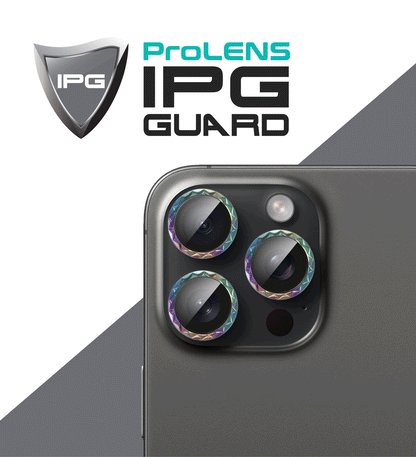 IPG ProLens Apple iPhone 16 Pro - 16 Pro Max için Elmas - Taşlı Kamera Lens Koruyucu (4 Farklı Renk Seçeneğiyle)