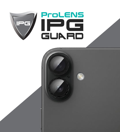 IPG ProLens for Apple iPhone 17 Rhombic 3D Diamond Individual Frame Camera Lens Protector (2 Color Options)