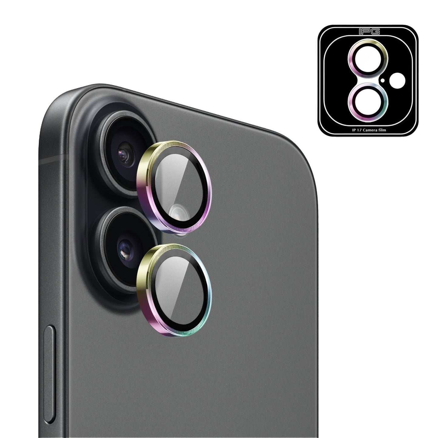IPG ProLens for Apple iPhone 17 CD TRACK FRAME CAMERA LENS Protector (5 Color Options)