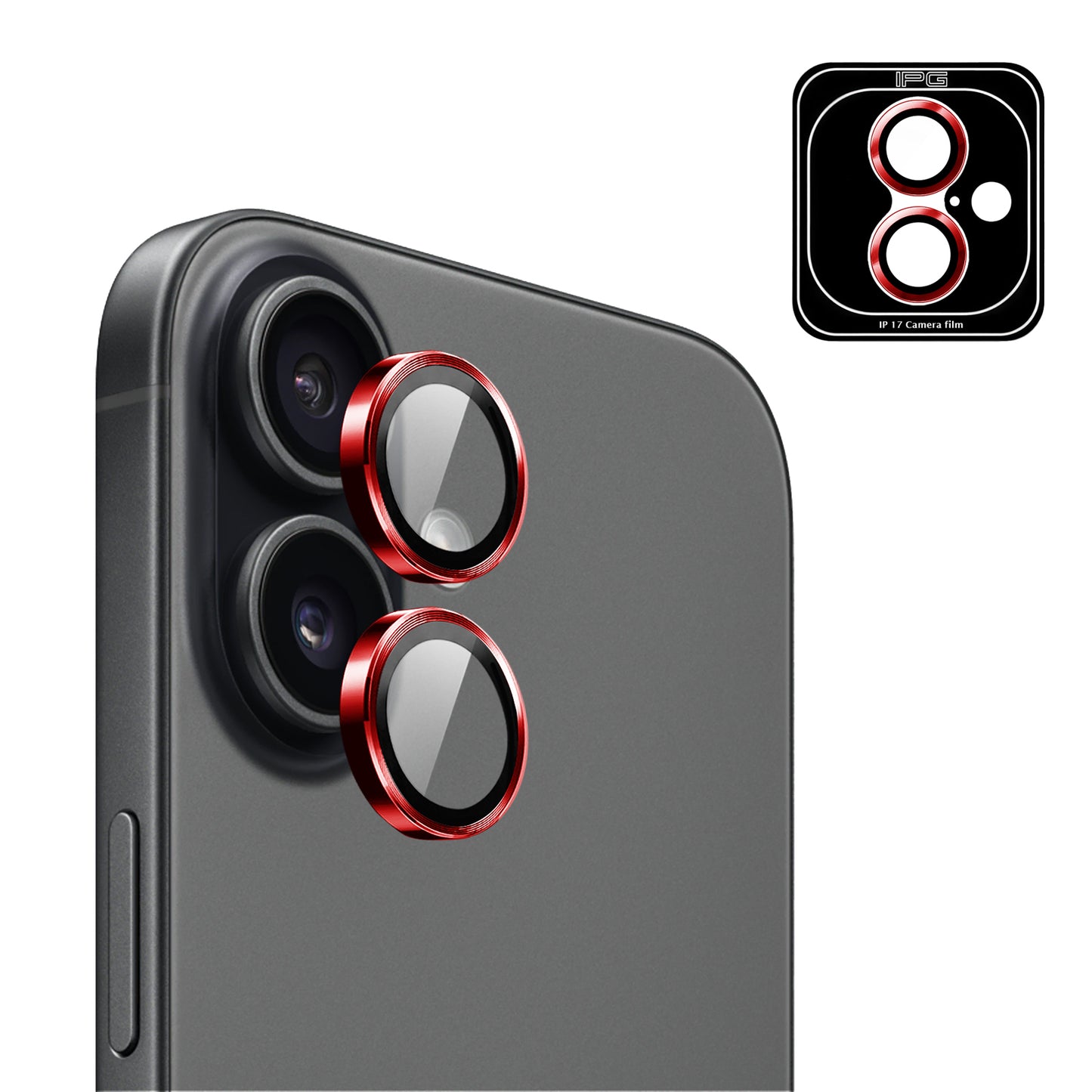IPG ProLens for Apple iPhone 17 CD TRACK FRAME CAMERA LENS Protector (5 Color Options)