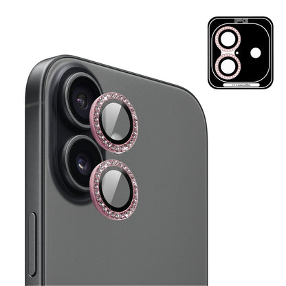 IPG ProLens Apple iPhone 16 Pro - 16 Pro Max için Elmas - Taşlı Kamera Lens Koruyucu (4 Farklı Renk Seçeneğiyle)