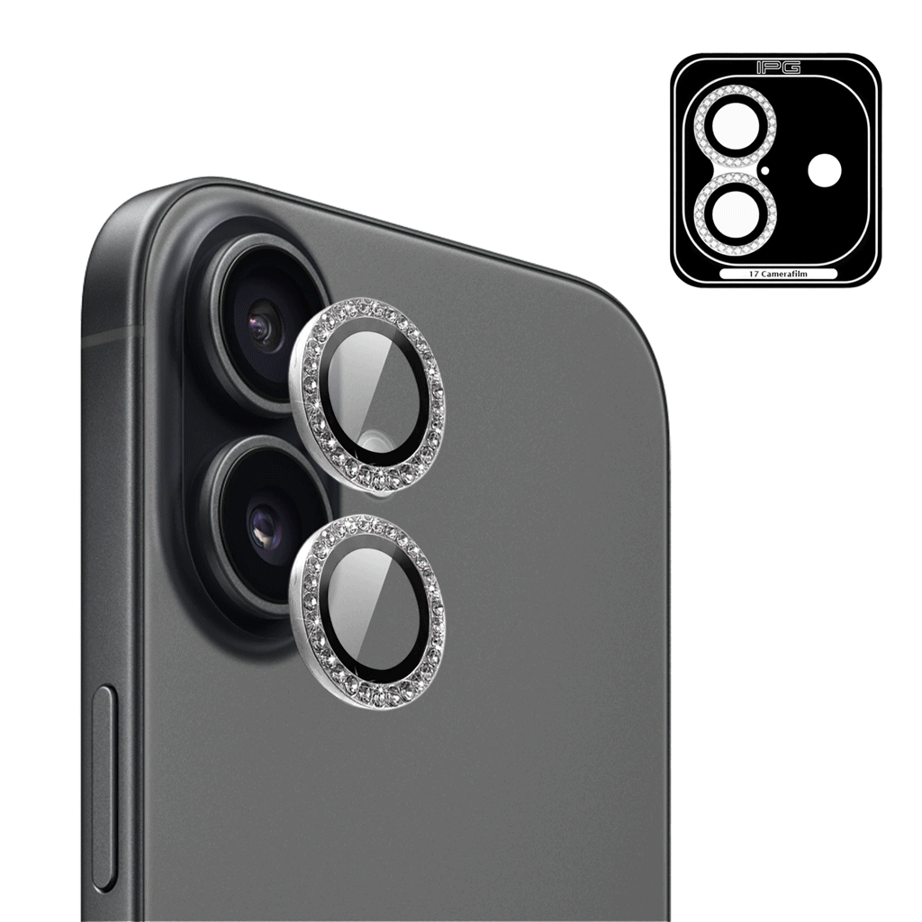 IPG ProLens for Apple iPhone 17 DIAMOND FRAME CAMERA LENS Protector (4 Color Options)