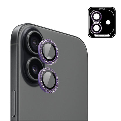 IPG ProLens Apple iPhone 16 Pro - 16 Pro Max için Elmas - Taşlı Kamera Lens Koruyucu (4 Farklı Renk Seçeneğiyle)