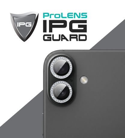 IPG ProLens Apple iPhone 16 Pro - 16 Pro Max için Elmas - Taşlı Kamera Lens Koruyucu (4 Farklı Renk Seçeneğiyle)