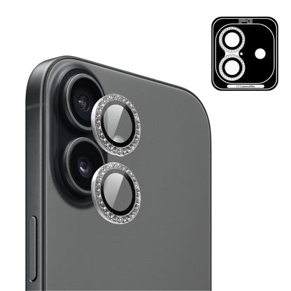 IPG ProLens Apple iPhone 16 Pro - 16 Pro Max için Elmas - Taşlı Kamera Lens Koruyucu (4 Farklı Renk Seçeneğiyle)