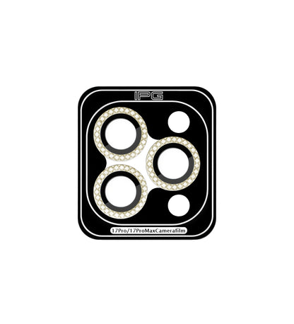 IPG ProLens Apple iPhone 16 Pro - 16 Pro Max için Elmas - Taşlı Kamera Lens Koruyucu (4 Farklı Renk Seçeneğiyle)