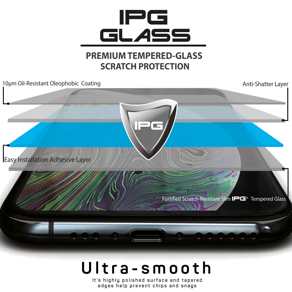 IPG GLASS for Apple iPhone X-XS Clear GLASS SCREEN Protector (Tempered)