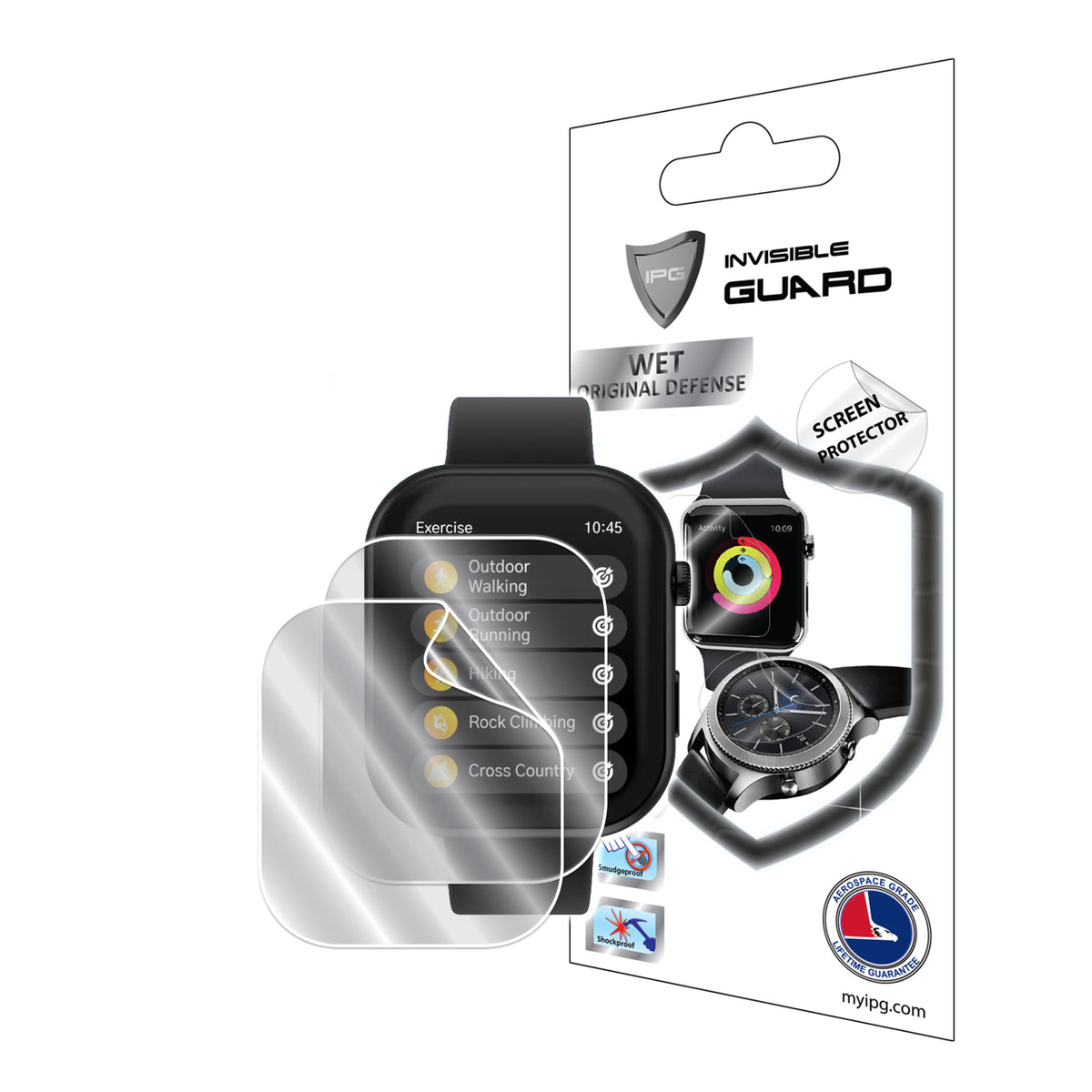 IPG Original for iTouch Air 5 PRO Smartwatch SCREEN Protector (2 Units) (Hydrogel)