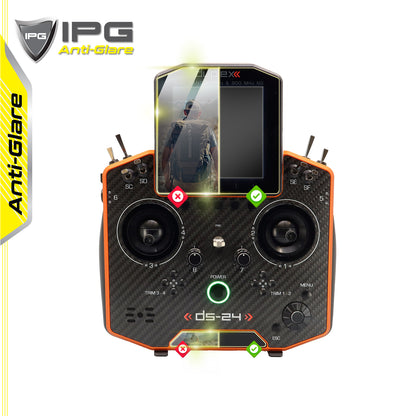IPG Anti-Glare for Jeti Duplex DS-24 II Transmitter Display ANTI-GLARE SCREEN Protector