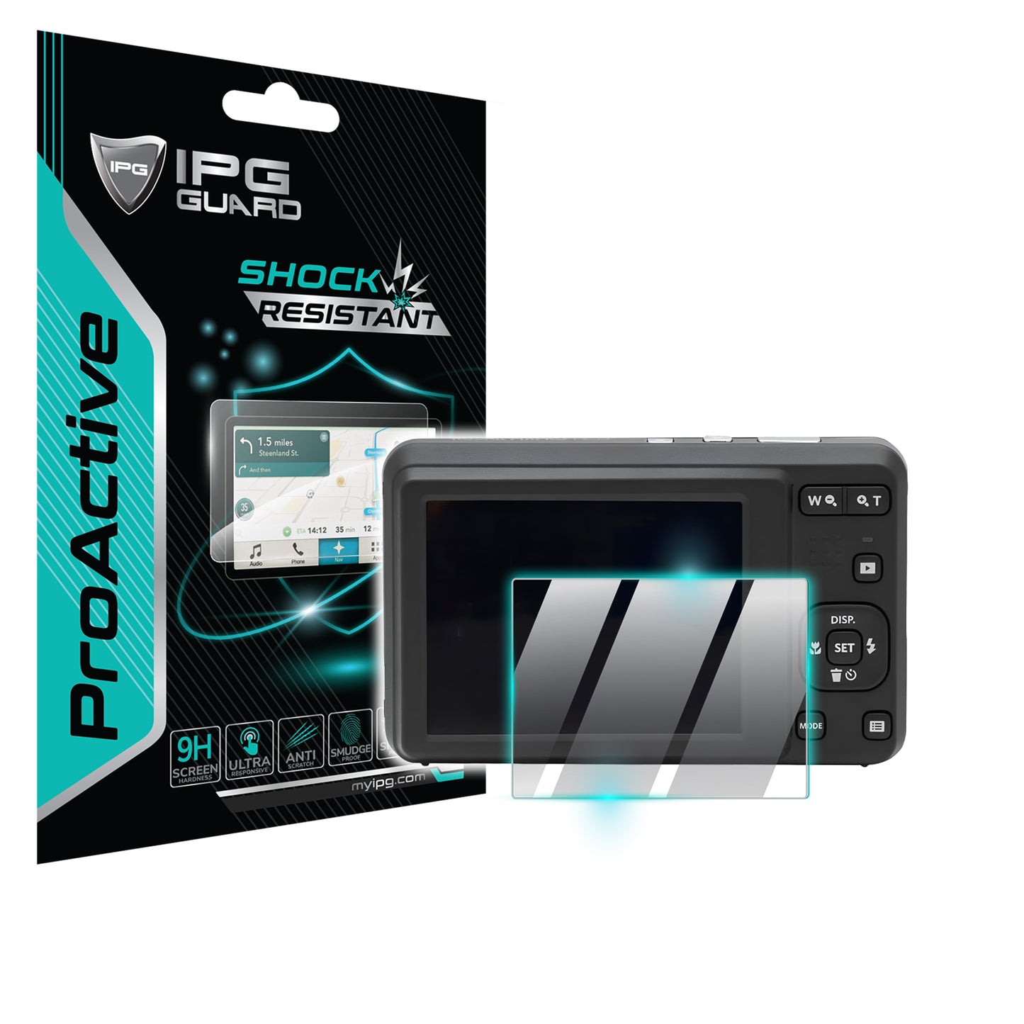 IPG ProActive for Kodak Pixpro FZ55 Digital Camera (2 Units) SCREEN Protector